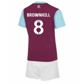 Burnley Josh Brownhill #8 Domaci Dres za Dječji 2024-25 Kratak Rukavima (+ kratke hlače)